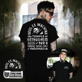  KAOS  DISTRO HITAM DEUS  EX MACHINA KEREN BAJU LENGAN  PENDEK 