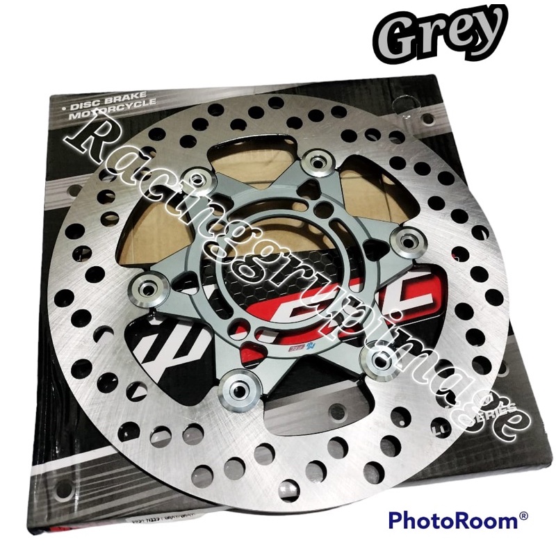 Disc piringan cakram depan non floating 220mm universal beat vario scoopy jup z mx nuovo fizr vega r new dll - Grey