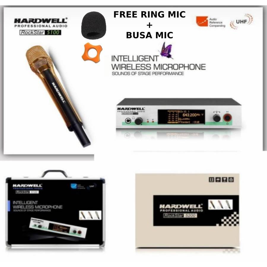 Mic Wireless Hardwell Rockstar 5100 / Rockstar-5100 Single Original