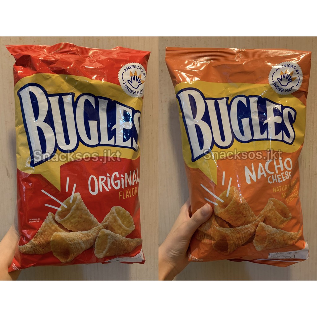 

Bugles Nacho Cheese / Original Snack Usa