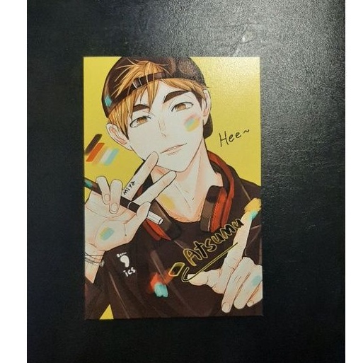 Postcard Miya Atsumu by Ygintam (fanmerch)