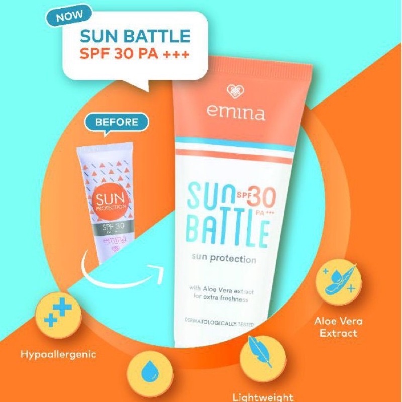 Emina Sun Protection sun battle sunscreen 23ml