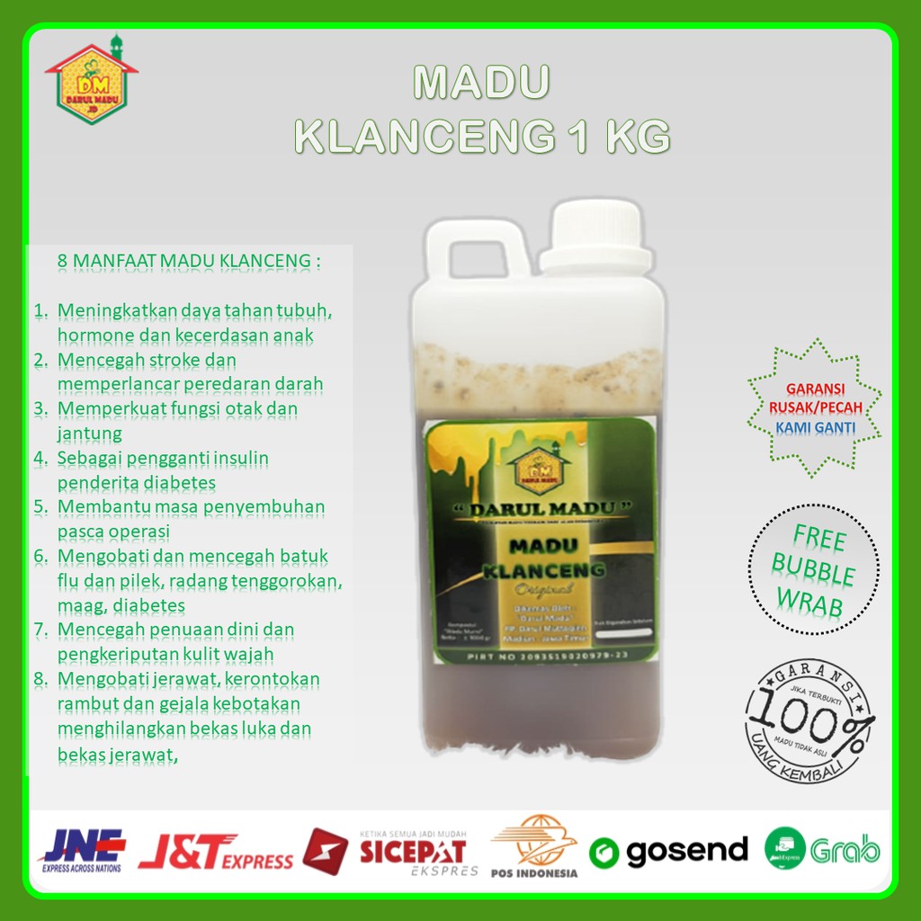 

Darul Madu ~ Madu Klanceng ~ Madu Klanceng Murni Asli Lebah Trigona 1 Kg