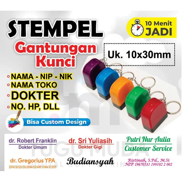 

Stempel Nama Anak | Dokter | Perawat | Suster | NIP - 1030