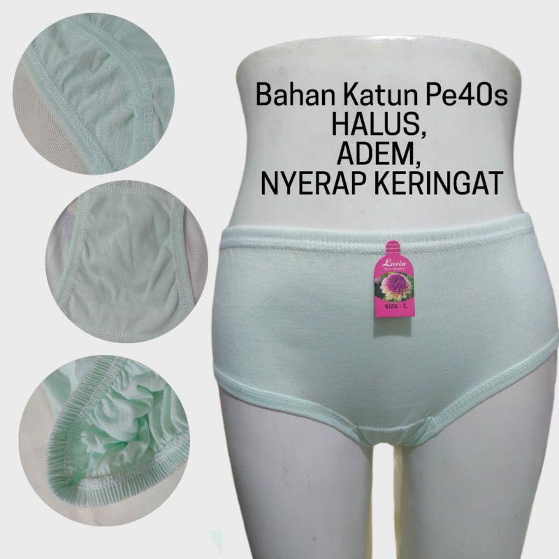 6pcs Celana dalam PIYOPI polos WM / Celana dalam polos
