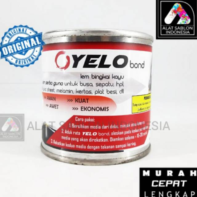 

LEM YELO BOND PEREKAT SERBAGUNA ALAT SABLON SF6