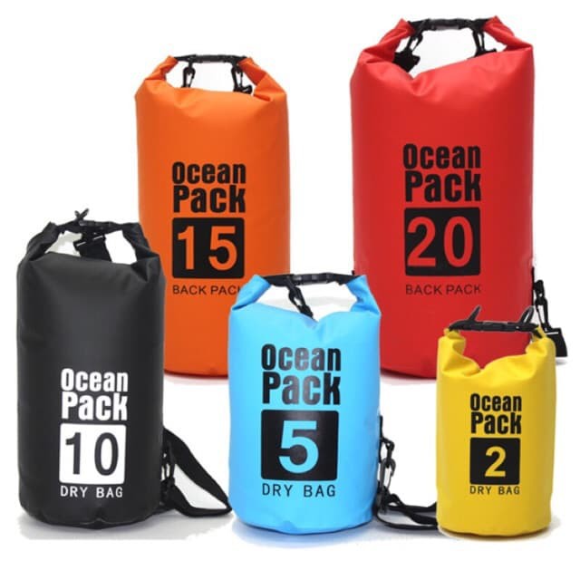 Dry Bag OCEAN PACK ~ Tas Serbaguna Tahan AIR ~ 5L 10L 20L