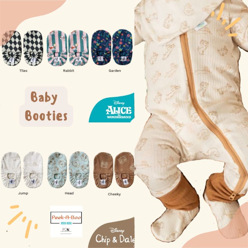 PEEK A BOO BABY SHOP / Bohopanna Baby Booties / Baby Booties Bohopanna / Bohopanna Disney / Alice In