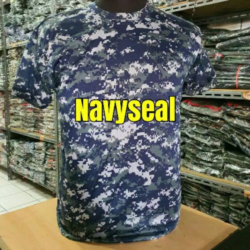 BP kaos loreng lengan pendek navyseal