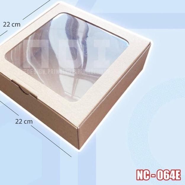 

✰ DUS BOX CORRUGATED + MIKA 1 PAK (ISI 20pcs) Uk. 22x22x8cm ❇