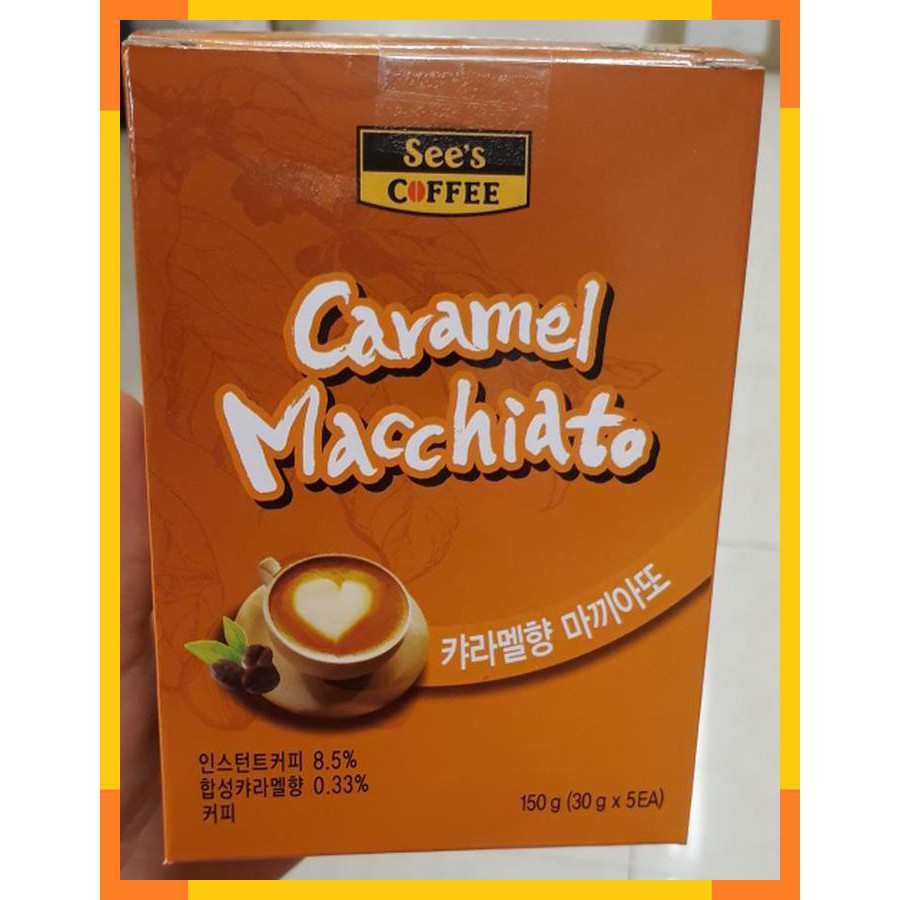 See's Coffee | Caramel Macchiato | Kopi Karamel | Kopi Korea
