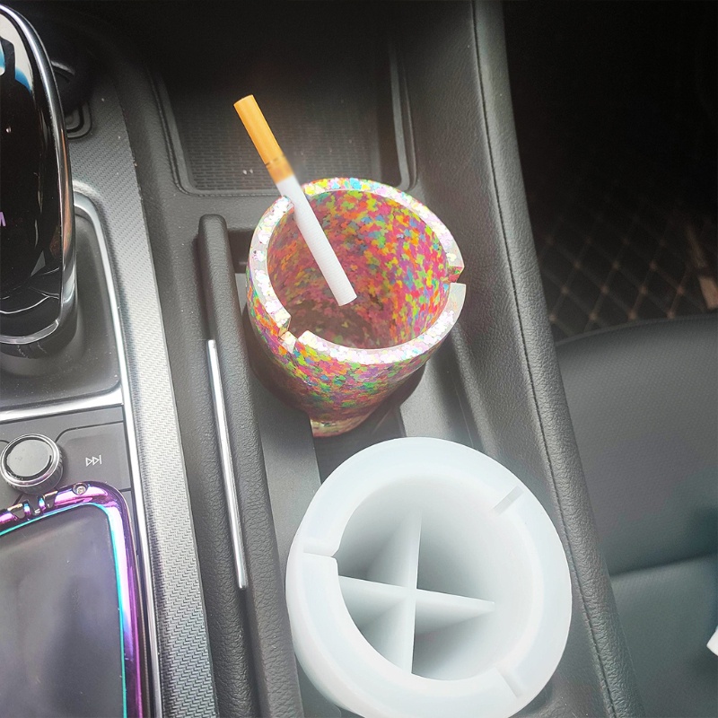 SIY  Diy Silicone Mold for Epoxy Resin Casting Jewelry Storage for Car Decoration