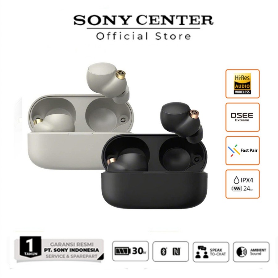 SONY WF-1000XM4 XM4 Noise Canceling TWS BNIB GARANSI RESMI INDONESIA