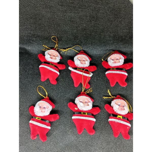 Santa clause ukuran kurang lebih 6cmx4,5cm dan 5x4cm, harga isi 6