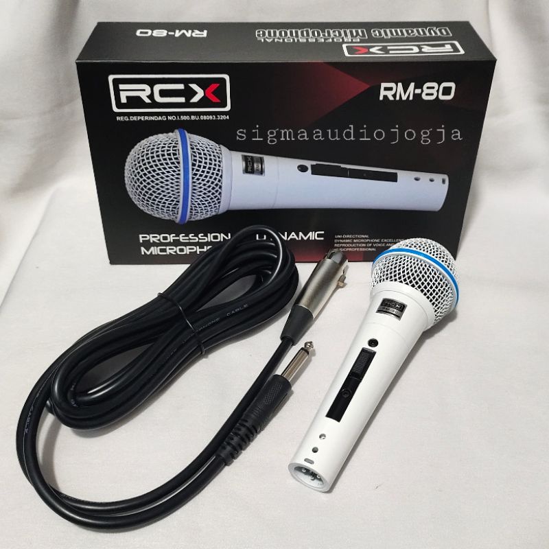 Mic RCX RM-80 Dynamic Microphone Vokal Bagus