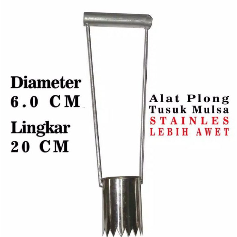 plong mulsa/pelubang mulsa, lingkar lubang 20cm