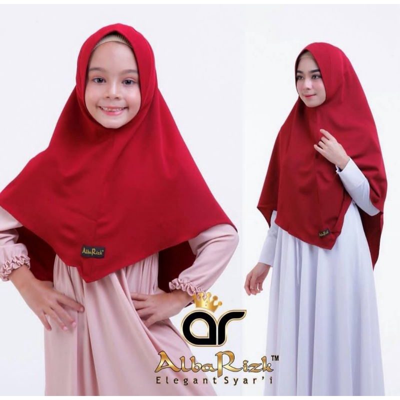 ALBARIZK - Zahira khimar anak bahan Christian Dior Twill halus lembut adem dan berstuktur nyaman dip