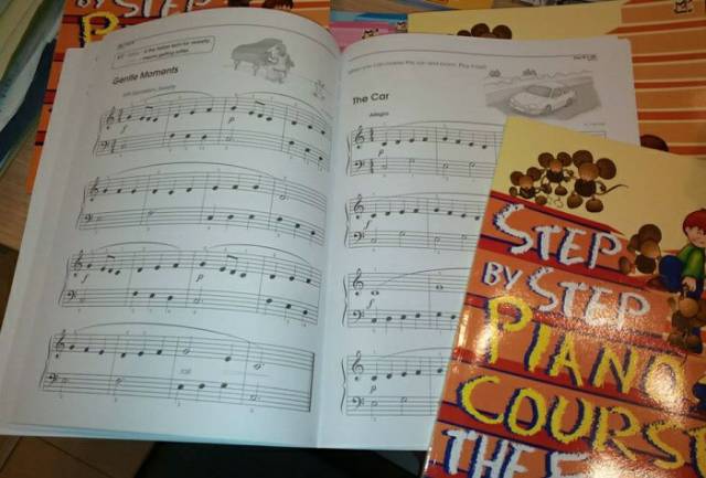 Buku piano Step By Step the Fun Way book 2 buku musik level dasar