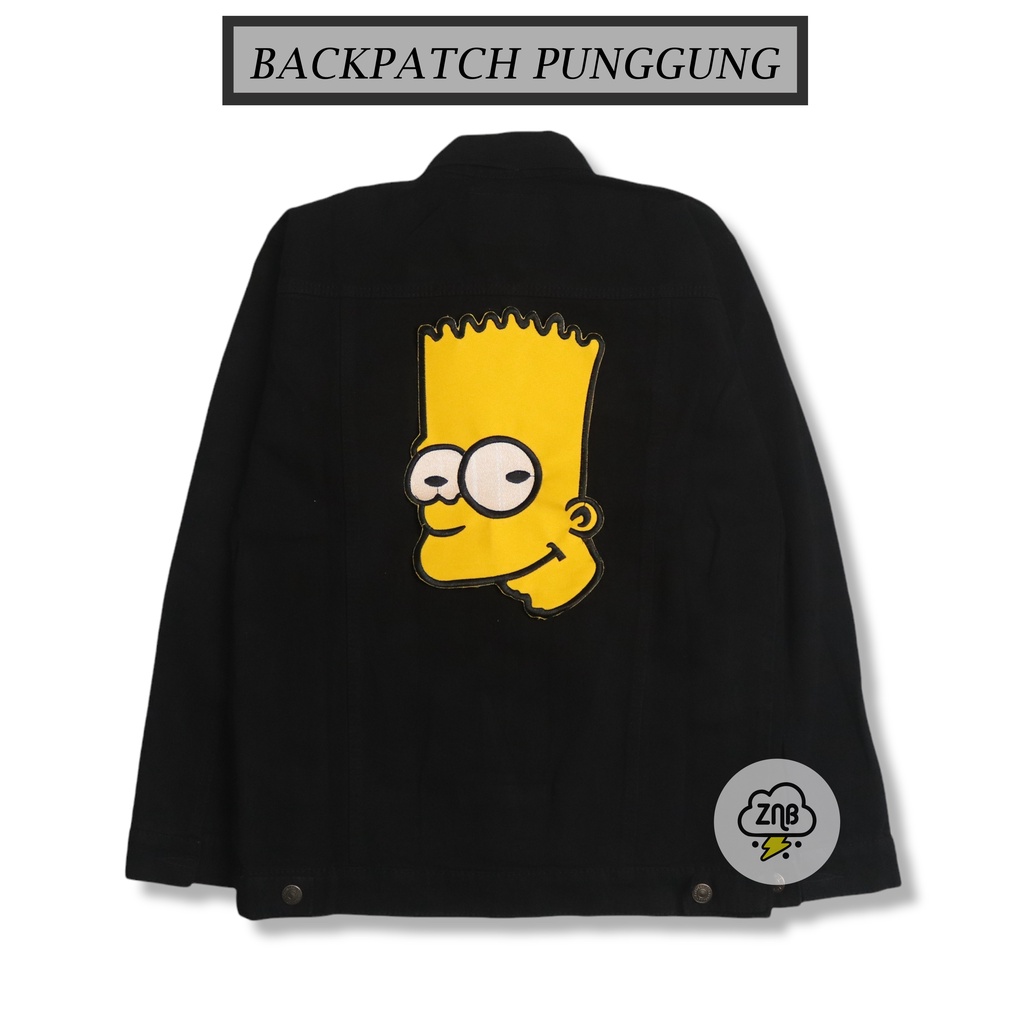 PATCH PUNGGUNG SIMPSON PATCH BORDIR EMBLEM PATCH SIMPSON PATCH TERMURAH