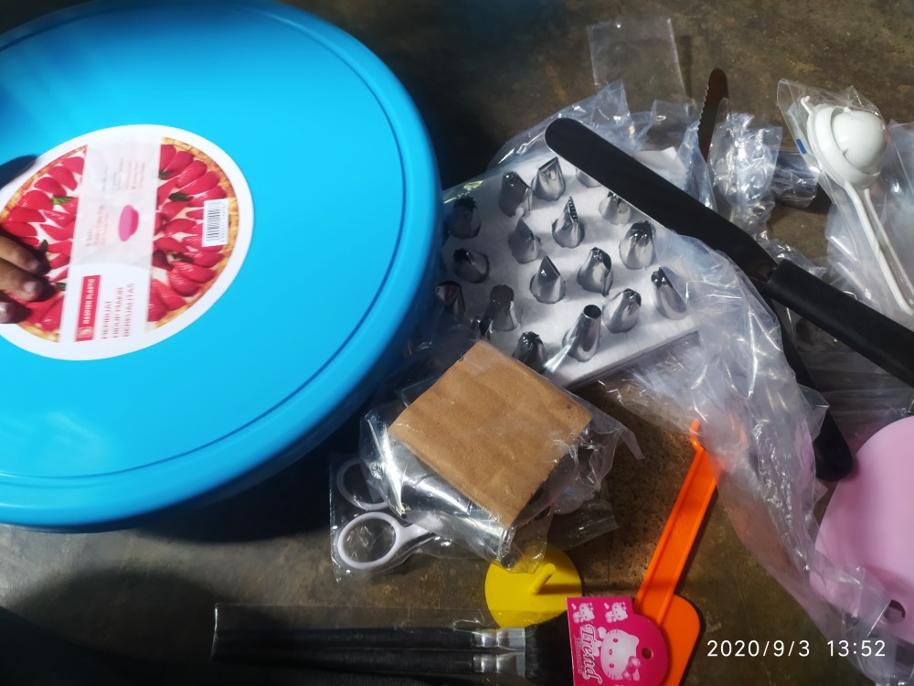 Paket Dekorasi Kue Tart Lengkap (l9) Promo Produk Baru