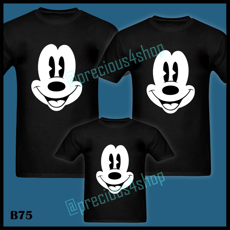 Mickey Mouse Big Face Disney | Kaos Pasangan Couple | T-Shirt