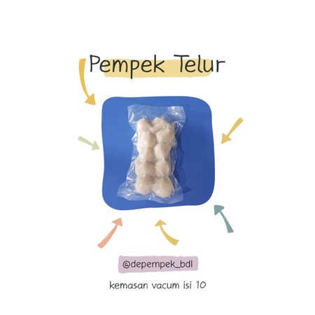 

Pempek Telur kemasan vacum isi 10