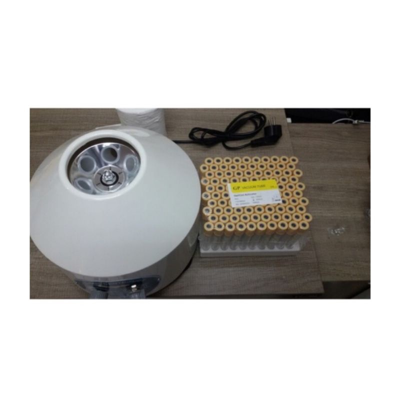 Mesin Centrifuge 6 HOLE Dermatology untuk PRP plasma darah free tabung 100pcs / KEMENKES RI AKL 10102717594