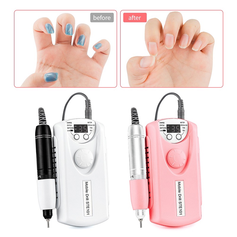 Piggy D &amp; Z Mesin Sander Kuku Elektrik 30000 rpm Acrigel Dan Fiber Bivolt Untuk Manicure