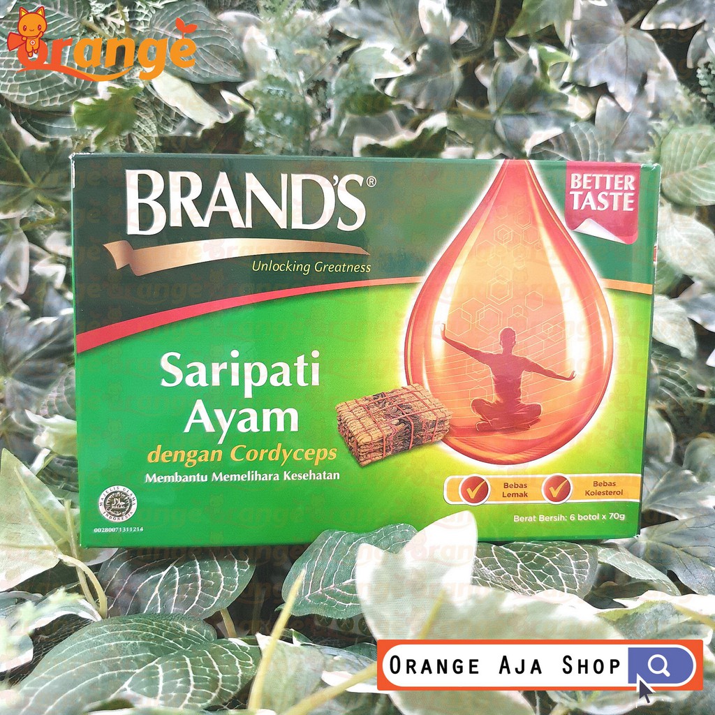 

BRANDS SARIPATI AYAM DENGAN CORDYSEPS / ESSENCE OF CHICKEN WITH CORDYSEP ISI 6 BOTOL