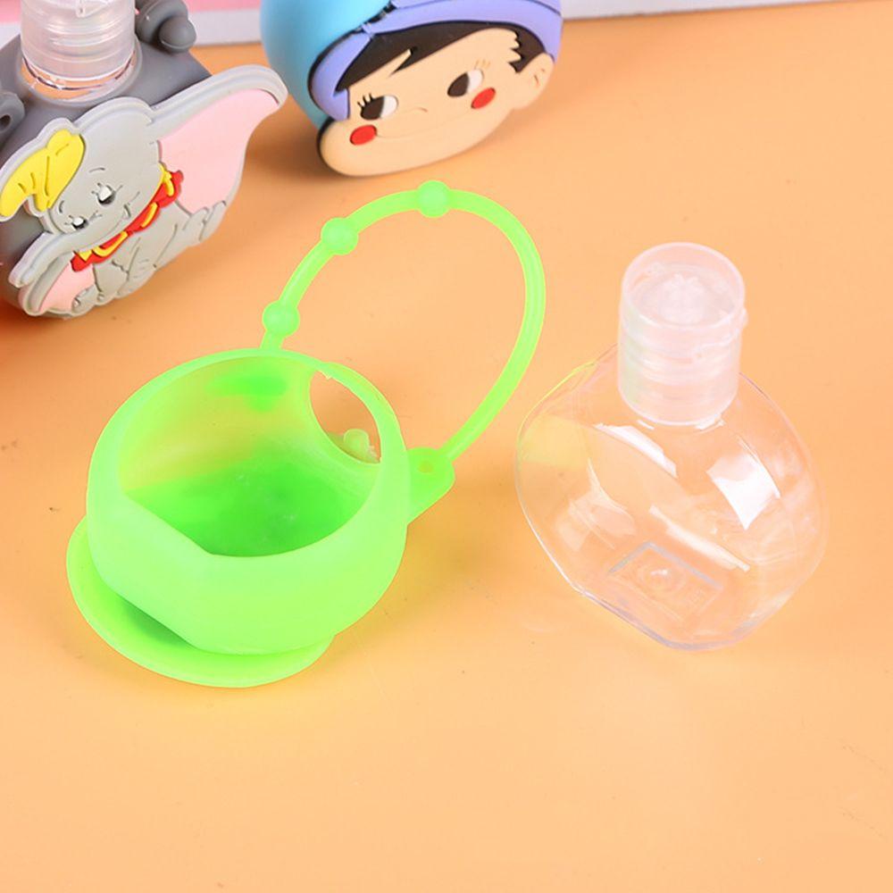 R-flower Hand Sanitizer Botol Case Holder Warna Random Ukuran Travel Wadah Isi Ulang Kartun