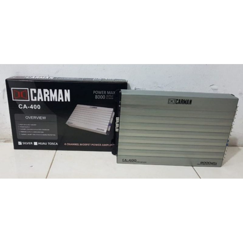 Power Mobil 4 Channel Carman CM-400 power Carman 400 power 4 channel murah Power 4 channel Carman ca