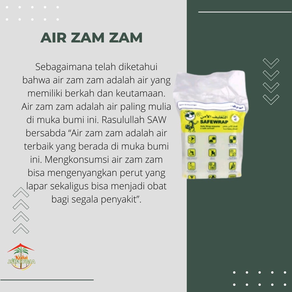 Air zam zam 1 liter asli original