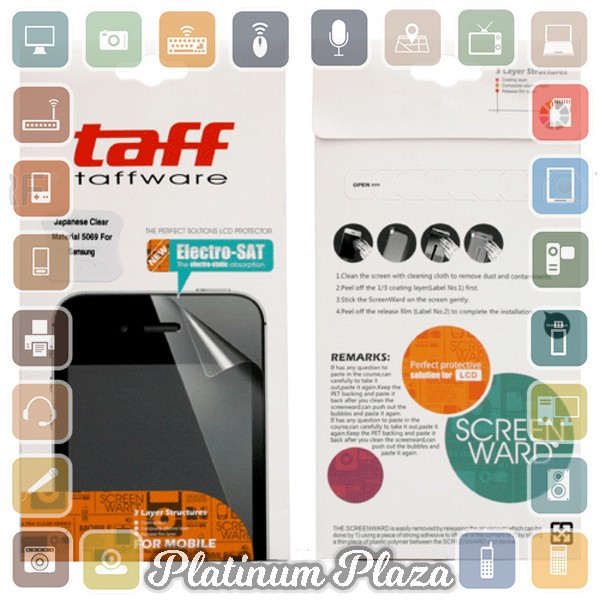 Taff Invisible Shield Screen Protector for Samsung Cha`6FJTZB- Clear UltraThin (Japan Material 5069)