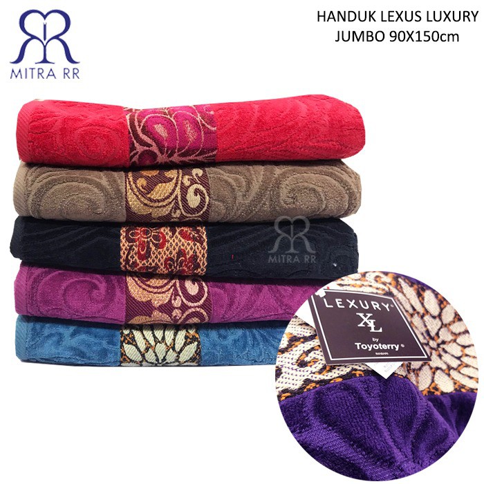 Handuk Lexus Luxury Jumbo 90 x 150 cm Handuk Hotel Mandi Cotton Toyoterry 90x150