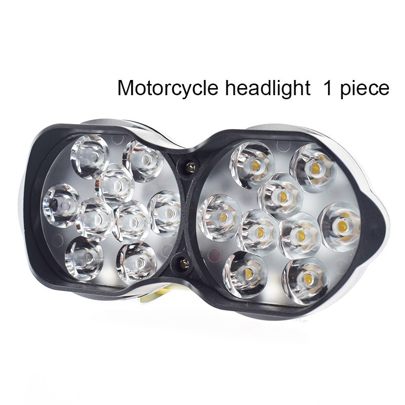 Lampu Tembak Motor ATV LED Spotlight 18 LED U9 Black Grab Medan