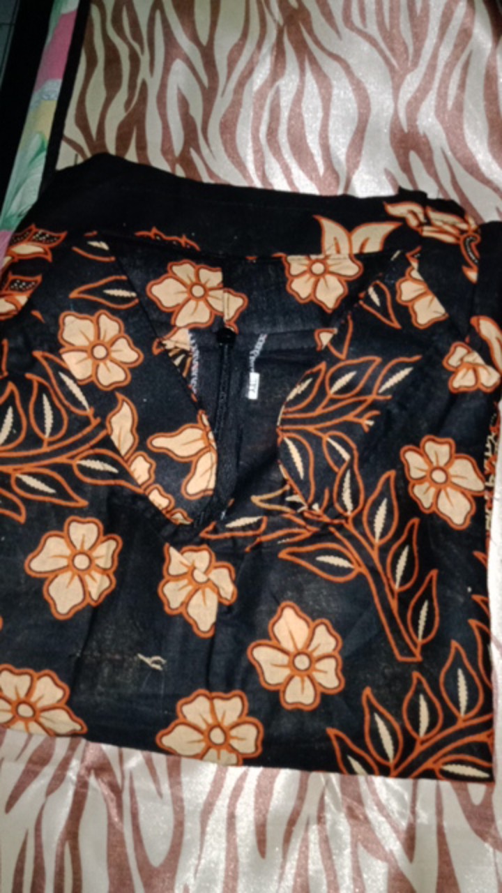 Batik Tunik Wanita M L Xl Xxl Jumbo R3sliting Depan Busui