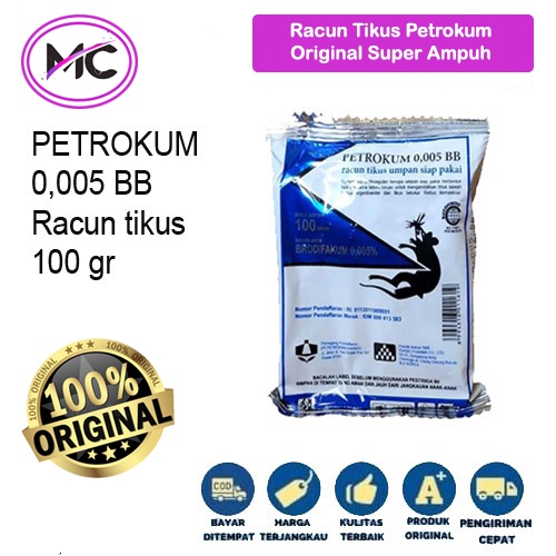 Racun Tikus Ampuh Mati Kering Tidak Bau Petrokum Asli Original Umpan Pembasmi Hama Super Ampuh Kualitas Terbukti