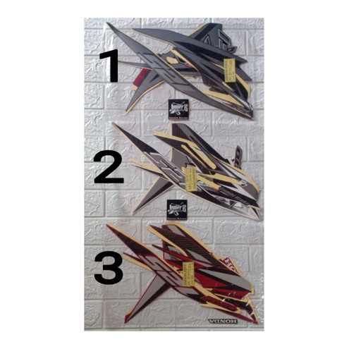 STIKER STRIPING LIS BODY MOTOR HONDA VARIO CBS 125 OLD TAHUN 2012-2013