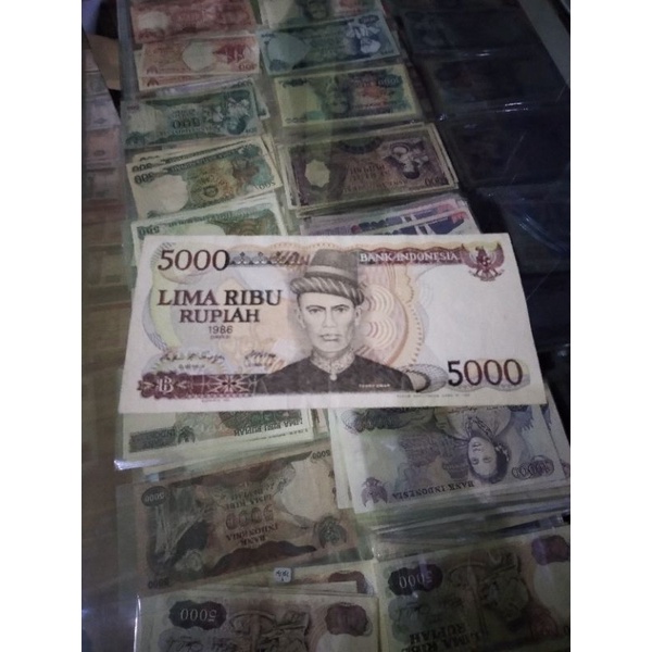 Uang kuno 5000 teuku umar original