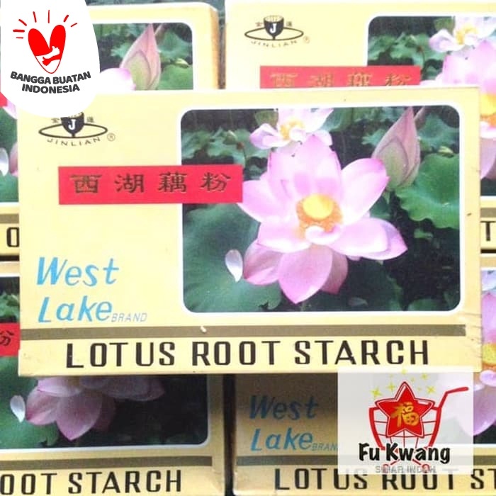 

MINUM-SIAP-DRINK-TO-READY- BUBUK TEPUNG AKAR TERATAI LOTUS ROOT STARCH WEST LAKE BRAND 250 GRAM