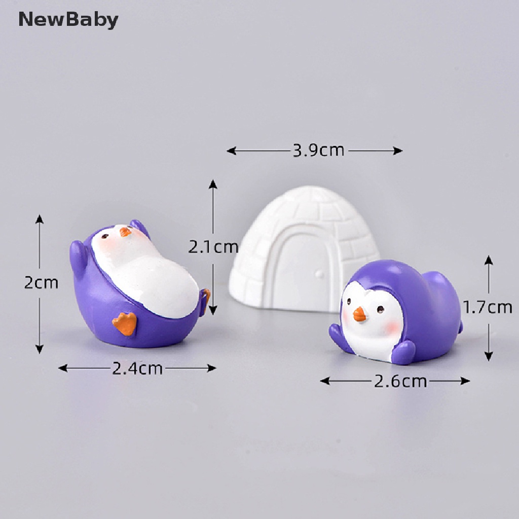 Newbaby 3PCS Miniatur Hewan Anjingkelinci Bahan Resin Untuk Dekorasi Taman Minifairy Garden