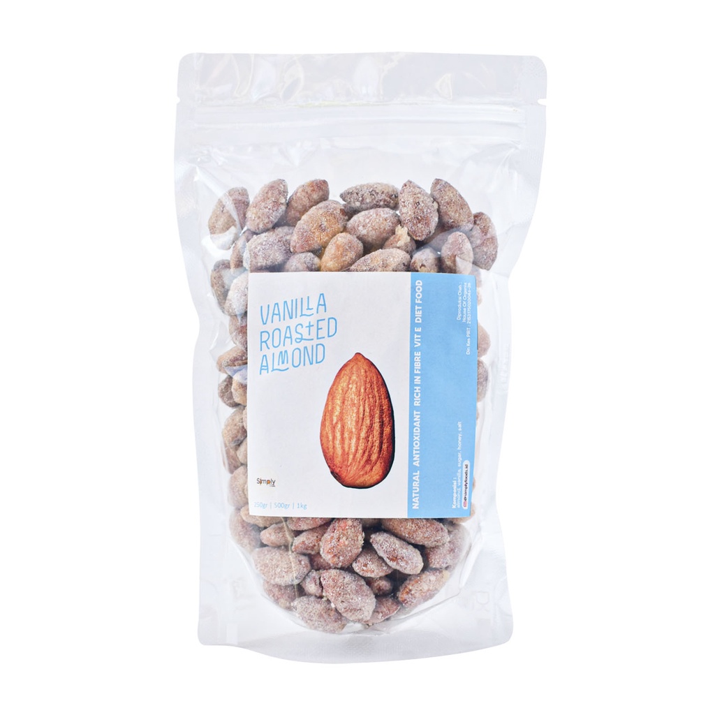 Simply Vanilla Roasted Almond 250 Gr