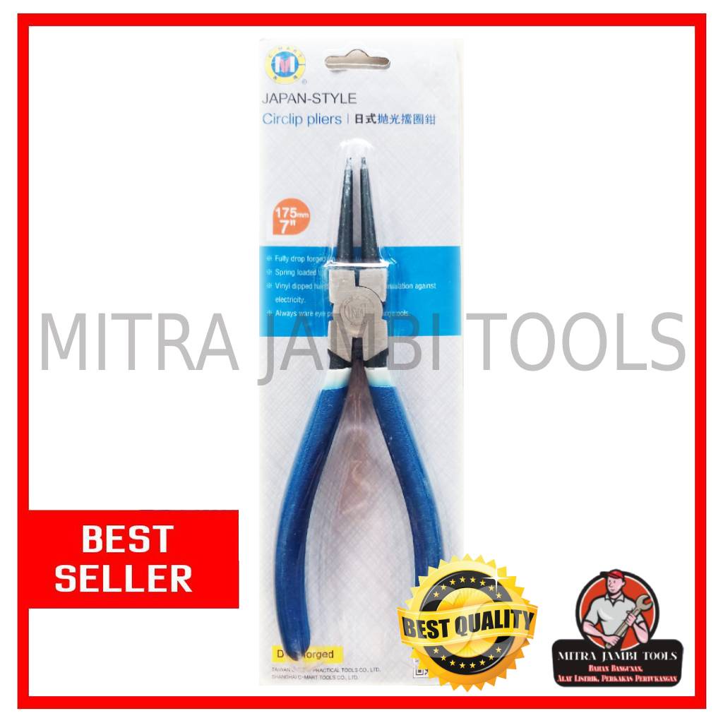 TANG SNAP RING LURUS TUTUP C MART JAPAN STYLE / INTERNAL STRAIGHT  IS CIRCLIP PLIERS
