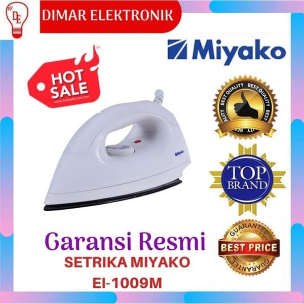JGD- SETRIKA MIYAKO EL-1009M - DRY IRON MIYAKO EL 1009M