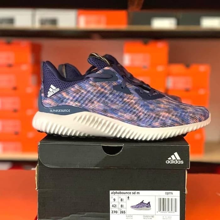 Jual Adidas Alphabounce SD M Navy/Tech Earth Original 100% BNIB! | Shopee Indonesia