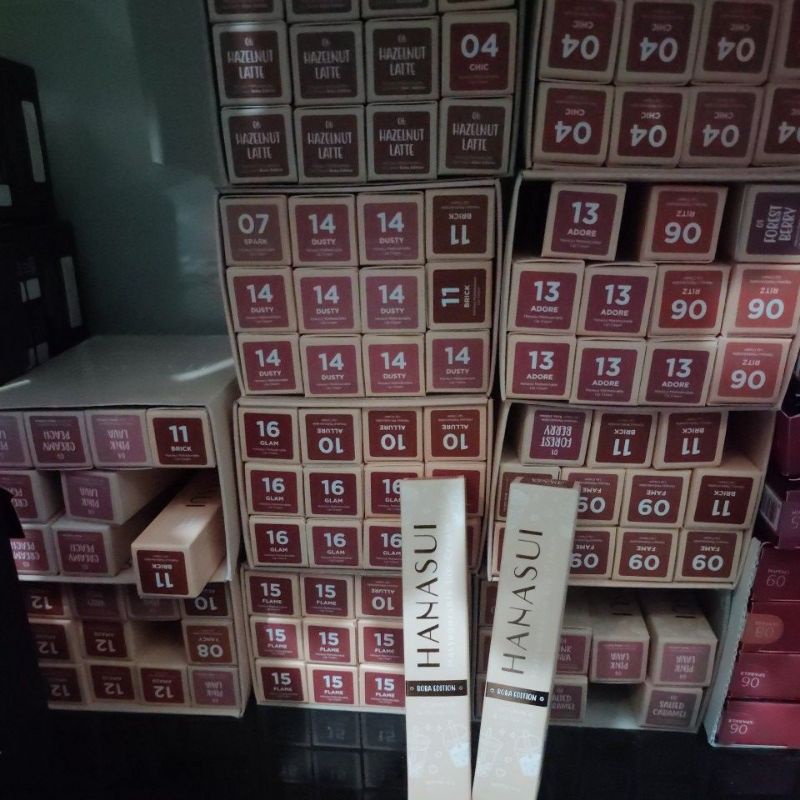 Hanasui lip cream grosir isi 12pcs