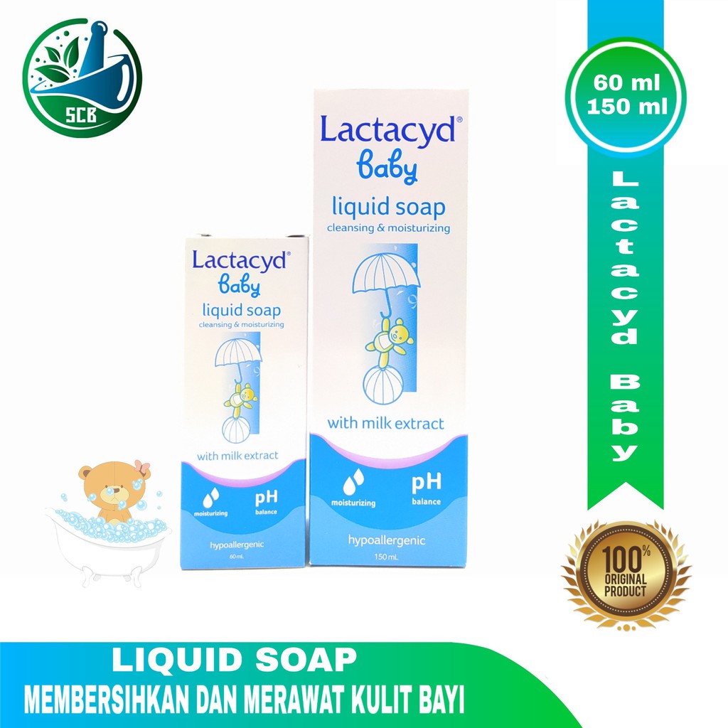 Lactacyd Baby Liquid Soap Varian 60ml dan 150ml