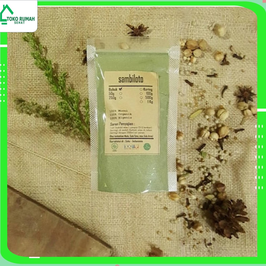

SAMBILOTO / SAMBIROTO BUBUK 250 GRAM - Andrographis Paniculata -