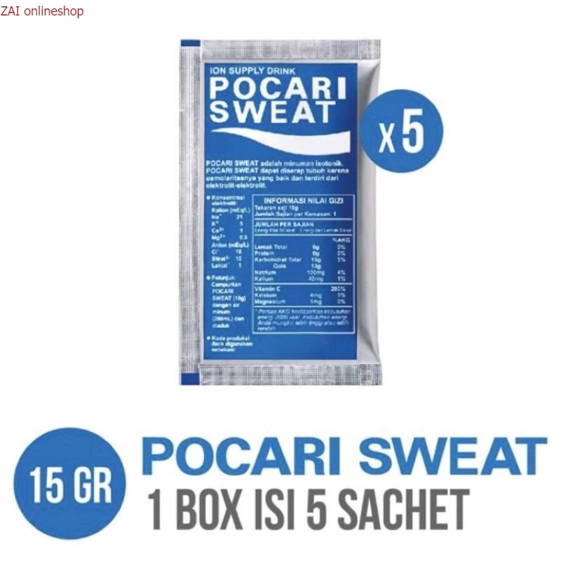 

POCARI SWEAT SACHET 5PCS @13g (65gr)