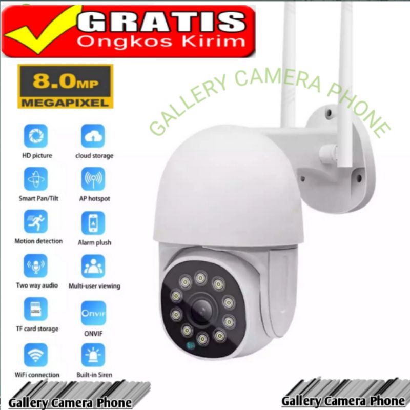 IP Camera Outdoor 1080P PTZ 8MP Speed Dome Wireless